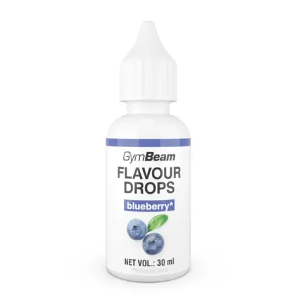 Flavour Drops - GymBeam (čučoriedky, 30 ml) (9037-2-blueberry)
