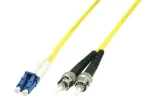 MicroConnect Optical Fibre Cable LC/ST Singlemode duplex OS2 1m žltá (FIB411001)