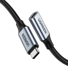 Ugreen Kábel USB-C - USB-C 0,5 m čierna / Kábel USB-C / USB-C (M) - USB-C (M) (80810B)