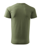 Základné tričko pánske khaki XL