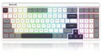 Redragon Garen Pre bielo-šedá / Herná klávesnica / mechanická / Manbo Linear Switch / podsvietená / bezdrôtová (K656WGB-RGB-PRO)