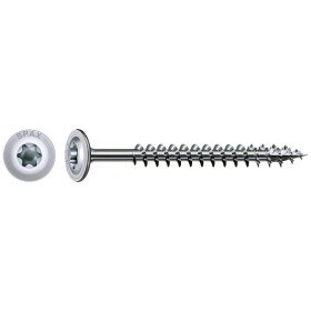 SPAX R 88193 m.Spitze/T-STAR 251010800805 skrutka do dreva 8 mm 80 mm Torx, vnútorná korunka šesťhranná ocel glavanizované zinkom 50 ks; 251010800805