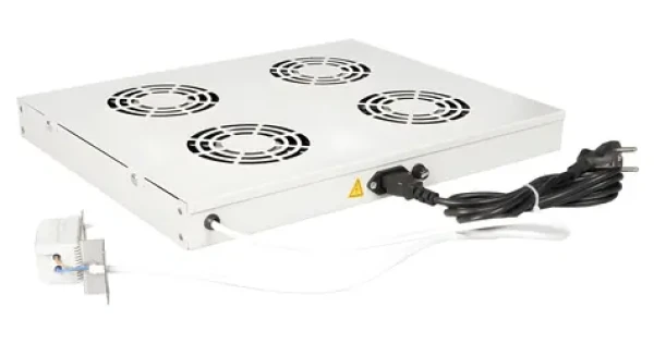 Equip Ventilačná jednotka 19" svetlo šedá / Ventilátor / 4X 12 cm / 1U / 240 V (EZF-4-G)