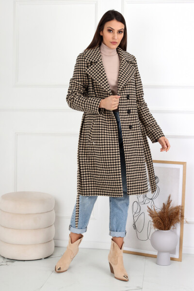 Merce Coat Morgana Black/Camel