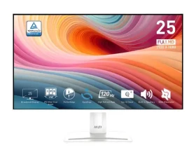 24,5" MSI PRE MP251W E2 biela / Monitor / IPS / FHD / 120Hz / 1ms / VESA (PRO MP251W E2)