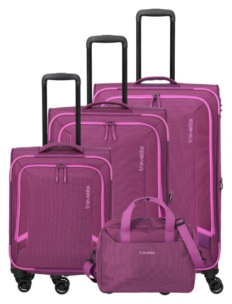 Sada cestovných kufrov Travelite Corsiica S,M,L,BB Pink