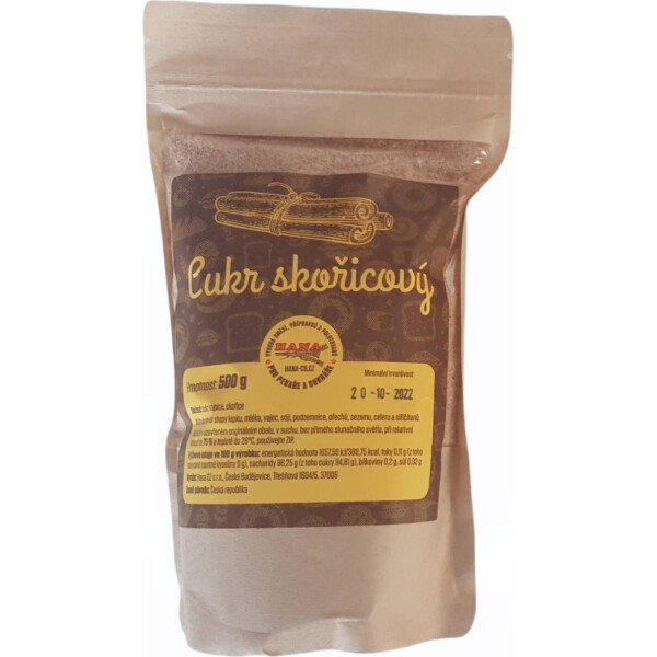 Škoricový cukor 500 g - - Hana - Hana