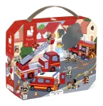 JANOD Puzzle v kufríku Požiarnici