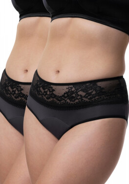 Dámske nočné menštruačné nohavičky Dorina D001989MI071 2PACK L černá