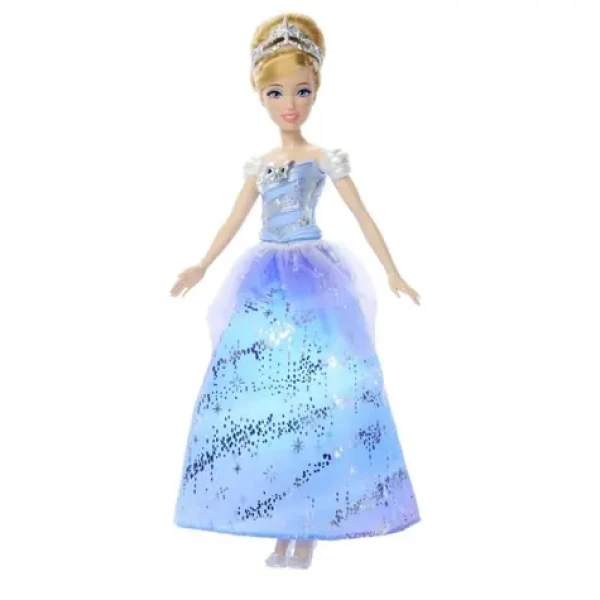 Mattel Disney Princess bábika Popoluška so svetlami a zvukmi