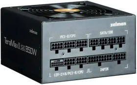 Zalman ZM850-TMX2 SE čierna / Zdroj / 850W / 80+ Gold / ATX3.1 / aPFC / modulárne (ZM850-TMX2SE)