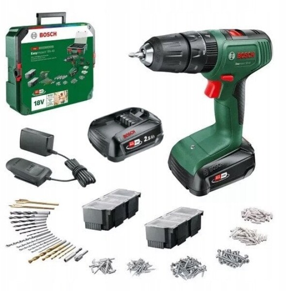 Bosch AKUM. Príklepová vŕtačka EasyImpact 18V-4