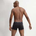 Pánske boxerky ks DIM COTTON STRETCH BOXER 3x DIM čierna