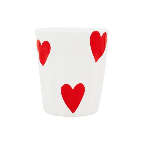 Eulenschnitt Porcelánový hrnek Hearts 290 ml – red