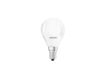OSRAM LED žiarovka 4.9W E14 / 470 lm / 2700k / 10000h / 230V / noDIM / F / mliečne (355540)