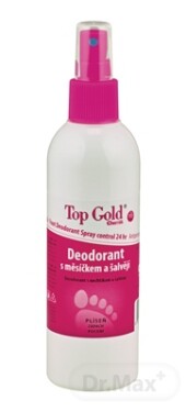 TOP GOLD Deo s nechtíkom a šalviou + tea tree oil 150 g