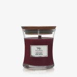 Woodwick Black Cherry 275g - váza stredná / doba horenia: až 65h (5038581057798)