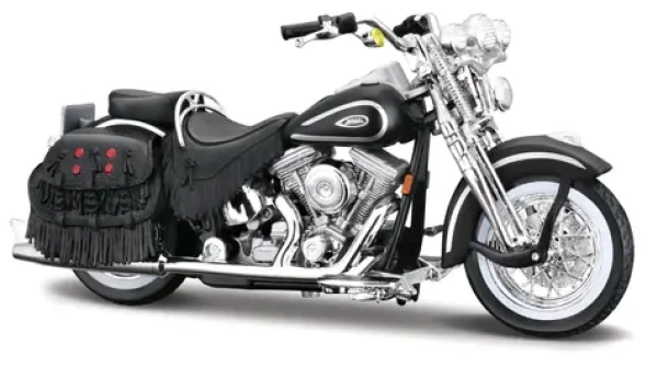 Maisto 1999 FLSTS Heritage Softail Springer blister box čierna