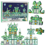 Mamido Vesmírna magnetická stavebnica Vesmírna stanica 4D 172 dielikov