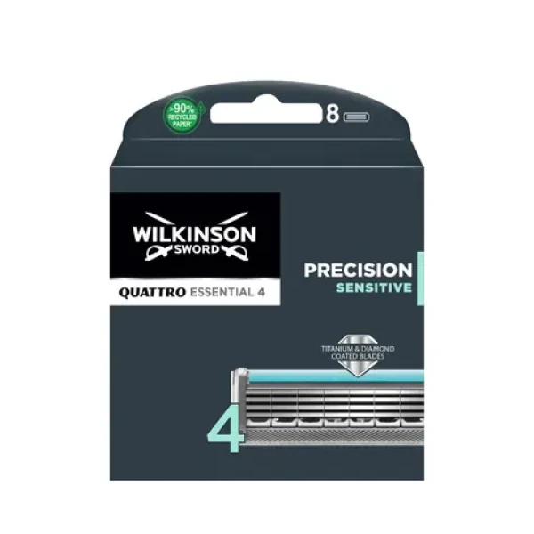 Wilkinson Quattro Essential Precision Sensitive náhradná hlavica 8 ks (WPS043)