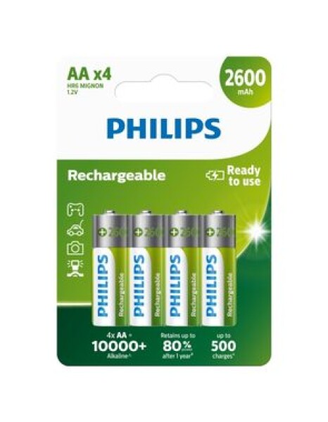 Philips batéria AA Rechargeable - 4ks (R6B4B260/10)