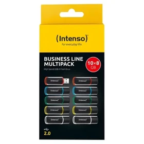 INTENSO Business Line 8GB 10 ks / Flash disk / USB 2.0 / čítanie 28 MB/s / zápis 6,5 MB/s (3511561)
