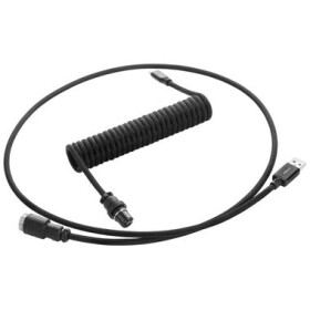 CableMod PRO Coiled Keyboard Cable USB-C - USB-A 1.5m Midnight Black / Kábel pre klávesnicu (CM-PKCA-CKAK-KK150KK-R)