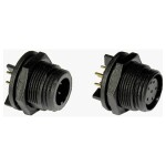 Bulgin PX0413/10P/PC guľatý konektor DIN, 1 ks; PX0413/10P/PC