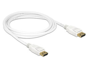 Delock DisplayPort 1.2 kábel samec gt; DisplayPort samec 2 m biela / 4K (84877-D)