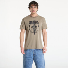 Tričko Horsefeathers Full Send Tech T-Shirt Taupe L