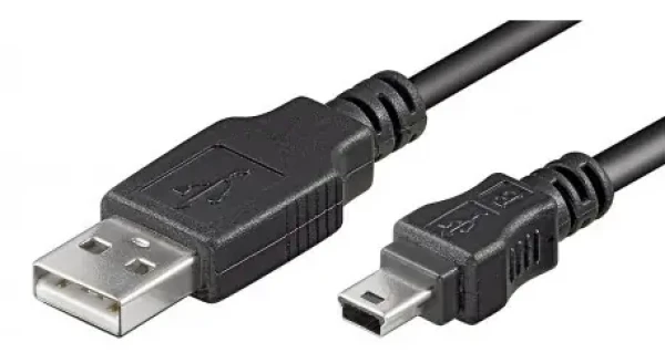 LogiLink CU0014 / Kábel USB-A - USB Mini-B (5 pin) / USB 2.0 / 1,8 m (CU0014)