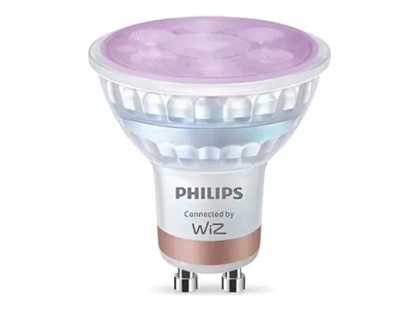 Philips SMART PAR16 GU10 4.7W / Chytrá LED žiarovka / RGB / Wi-Fi / 345 lm / 36 ° / 3 ks (8720169296725)