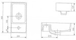 CERSANIT - NÁBYTKOVÉ UMÝVADLO 40 CREA BOX K114-004
