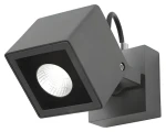 Nova Luce FOCUS šedá / Nástenné svietidlo / 6 W / IP54 (752470)