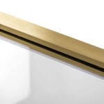 REA/S - Sprchová kabína Rapid Slide Gold Brush Dvere: 150 x Sprchová zástena: 80 KPL-K9380