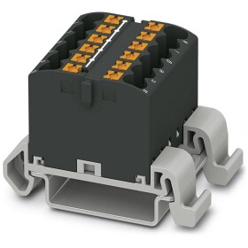 Phoenix Contact 3273168 blok rozvádzača 31.2 mm pružinová svorka čierna 8 ks; 3273168