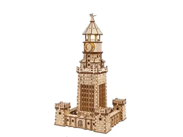 Ugears 3D drevené mechanické puzzle Alexandrijský maják
