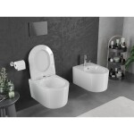 MEXEN - Sofia Závesná WC misa Rimless Tornado, biela lesk 3354XX00T