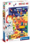 Clementoni Obojstranné PUZZLE Roboti