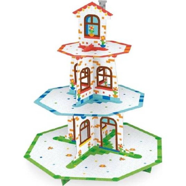 Formičky na muffiny detské kocky domček 46x34cm - Party Pal - Party Pal