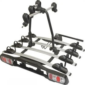 Compass DOLPHIN 4 TÜV / Nosič bicyklov na ťažné zariadenie / 4 kolesá / sklopný / zámok proti krádeži / nosnosť 60 kg