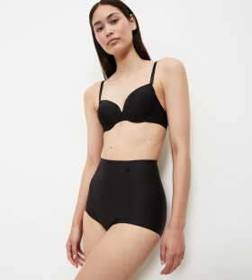PURE MICRO - Hodvábne jemná podprsenka s neviditeľnými švami Triumph BLACK 85C