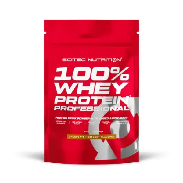 Scitec Nutrition 100% WP Professional 500 g chocolate lieskový orech (17365)