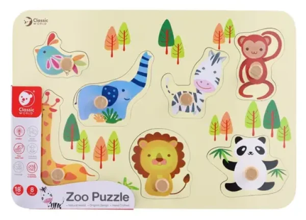 TEDDIES Vkladačka Zoo