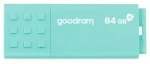 Goodram UME3 CARE USB 3.0 64GB zelená (3ks) / Flash disk / USB-A 3.0 / čítanie: 60MBs / zápis: 20MBs / dopredaj (SET UME3-0640CRR11)