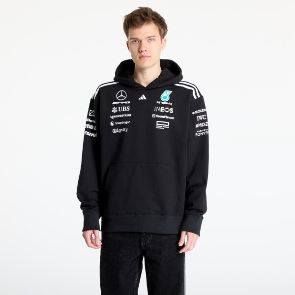 Mikina adidas x Mercedes Amg Petronas Formula One Team Team Hoodie Black/ Black/ White M