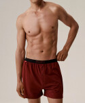 Boxerky Atlantic 2MBX-025/25 A'2 S-2XL grafitovo-červená XL