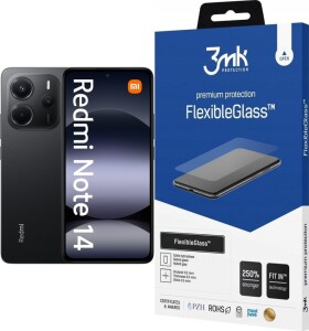 Xiaomi Redmi Note 14 6/128GB Czarny (61645) + FlexibleGlass