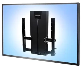 Ergotron Glide Wall Mount VHD čierna / Nástenný držiak TV / 46-63" / Nosnosť 31,8 kg / Výsuv 40 cm / Náklon 10° (61-128-085)