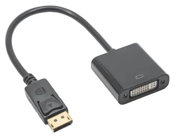 Akyga DVI (F) - DisplayPort (M) / Redukcia / ABS / 20 cm (AK-AD-58)